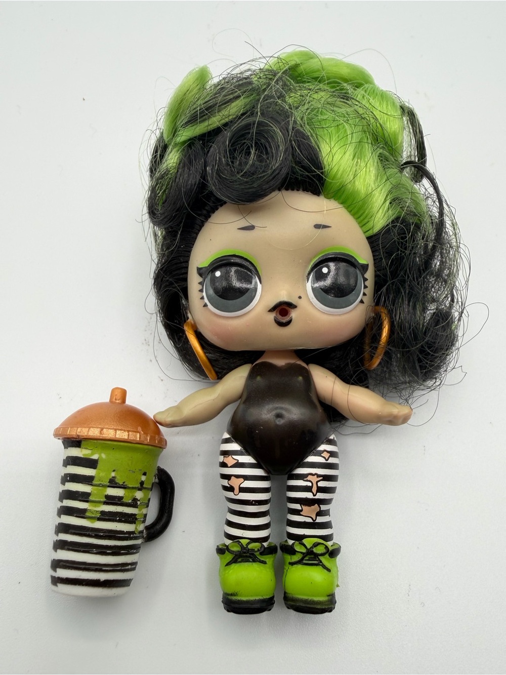 L.O.L. Surprise! Doll in Black, Neon Green & Orange Accents